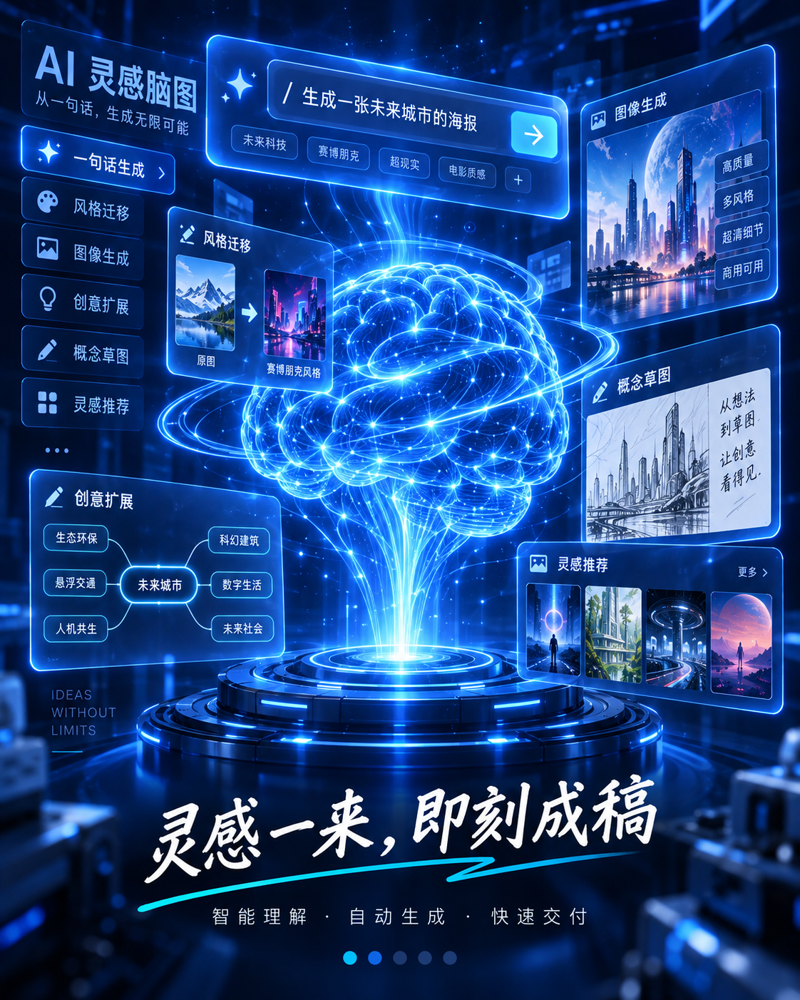 AI灵感脑图